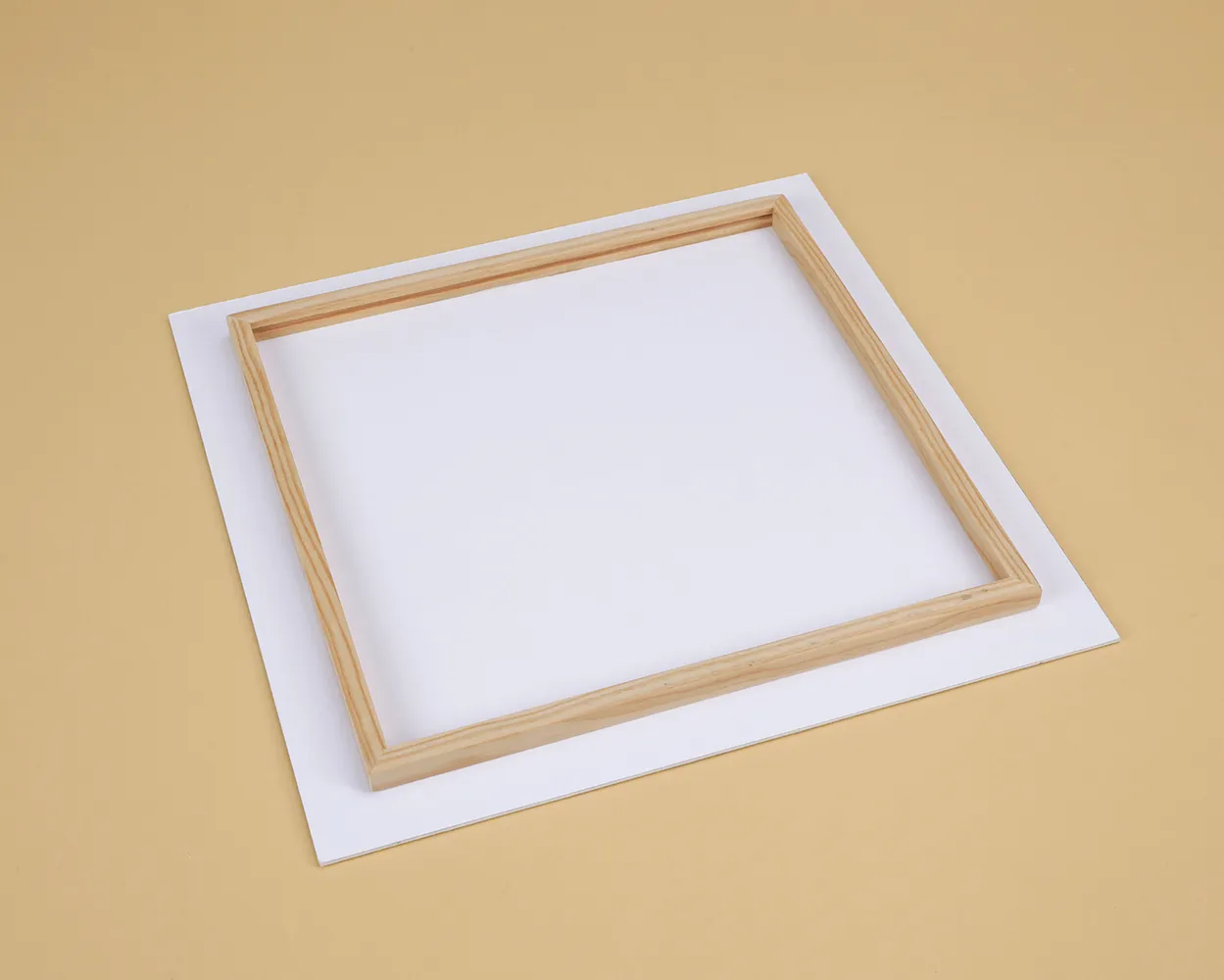 Cuadro passe-partout y textura