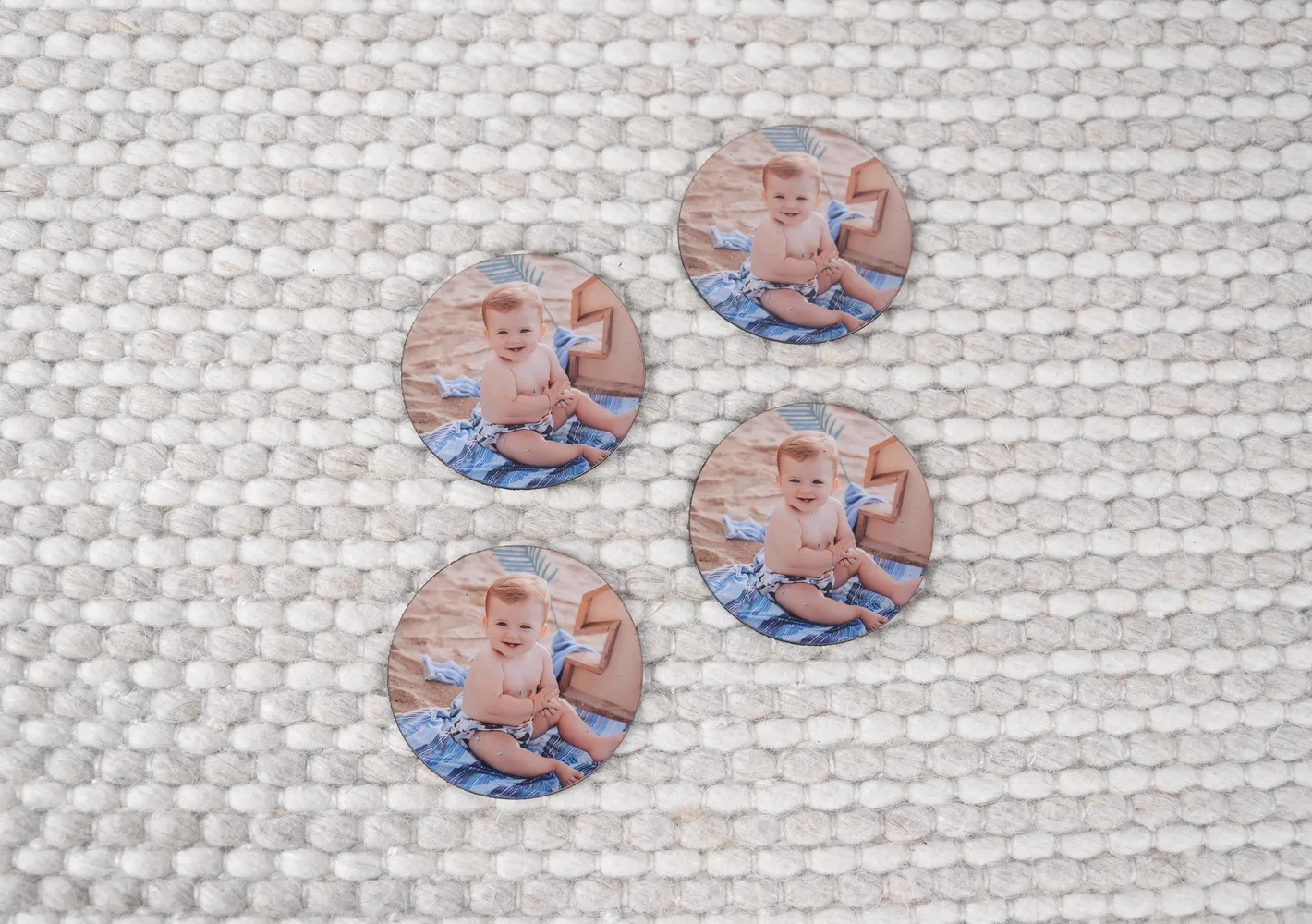 Lote 4 imanes Redondos