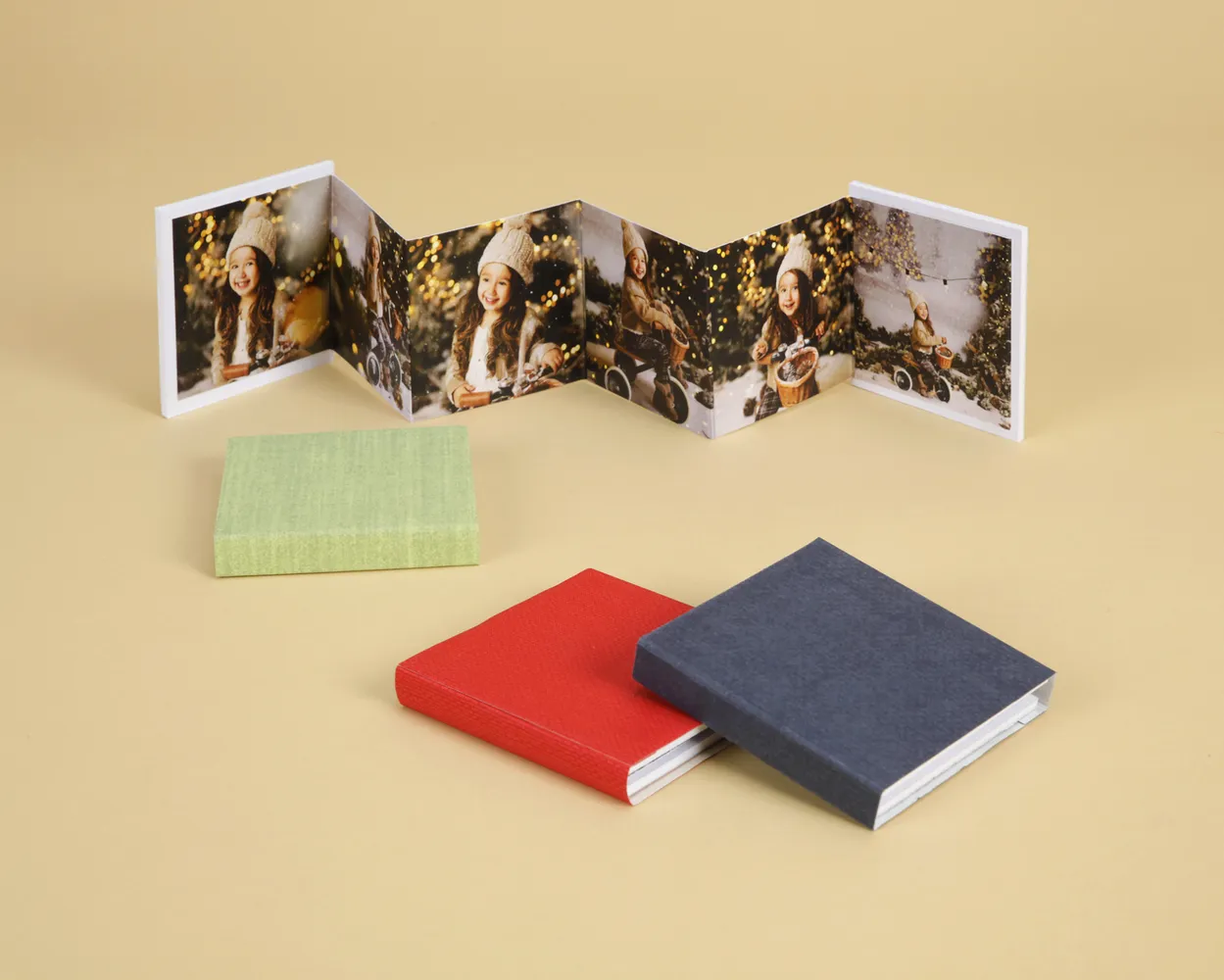 Mini acordeón 7x7 cm<br>(multiples de 2 unidades)