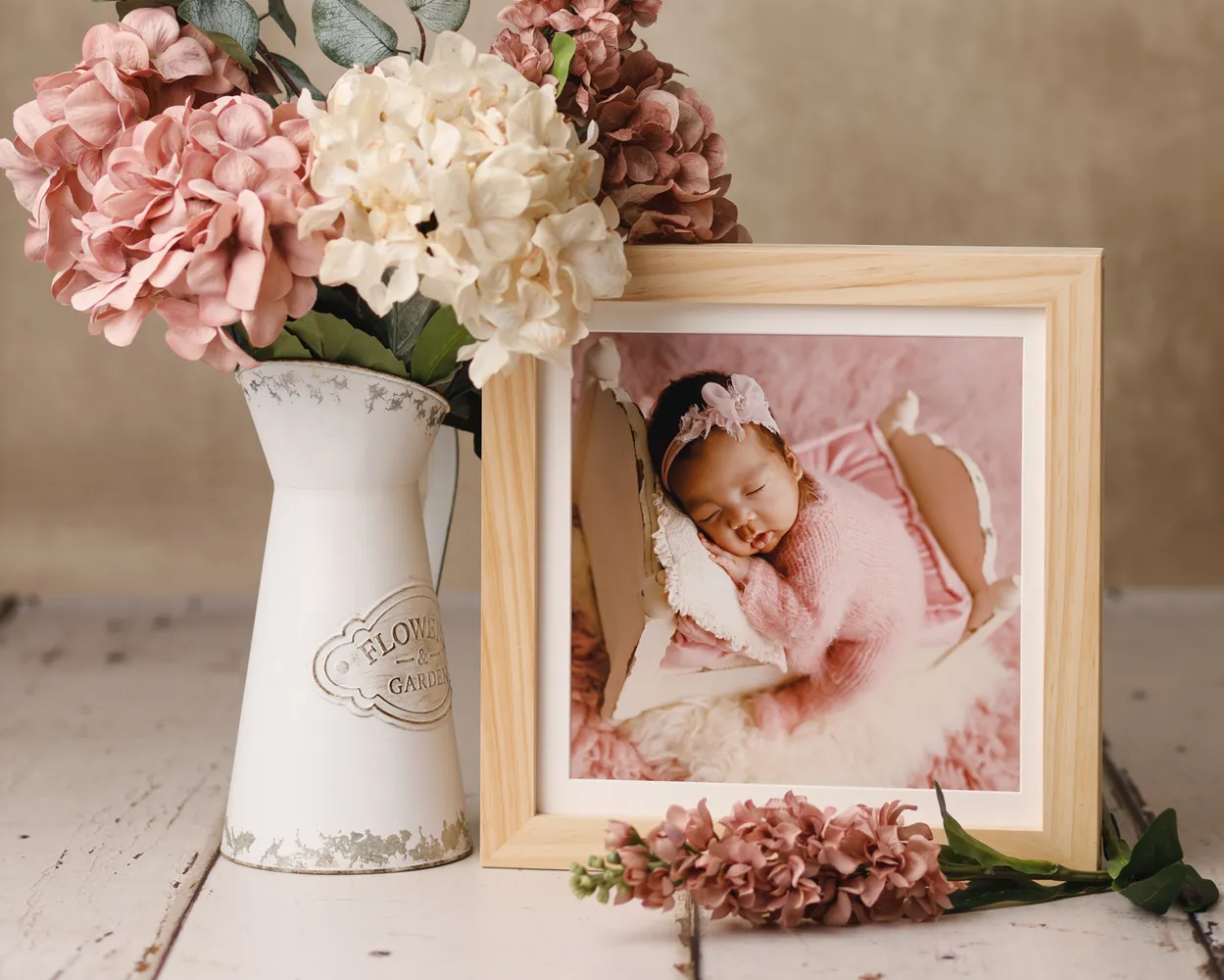 Caja madera marco<br>Passe Partout