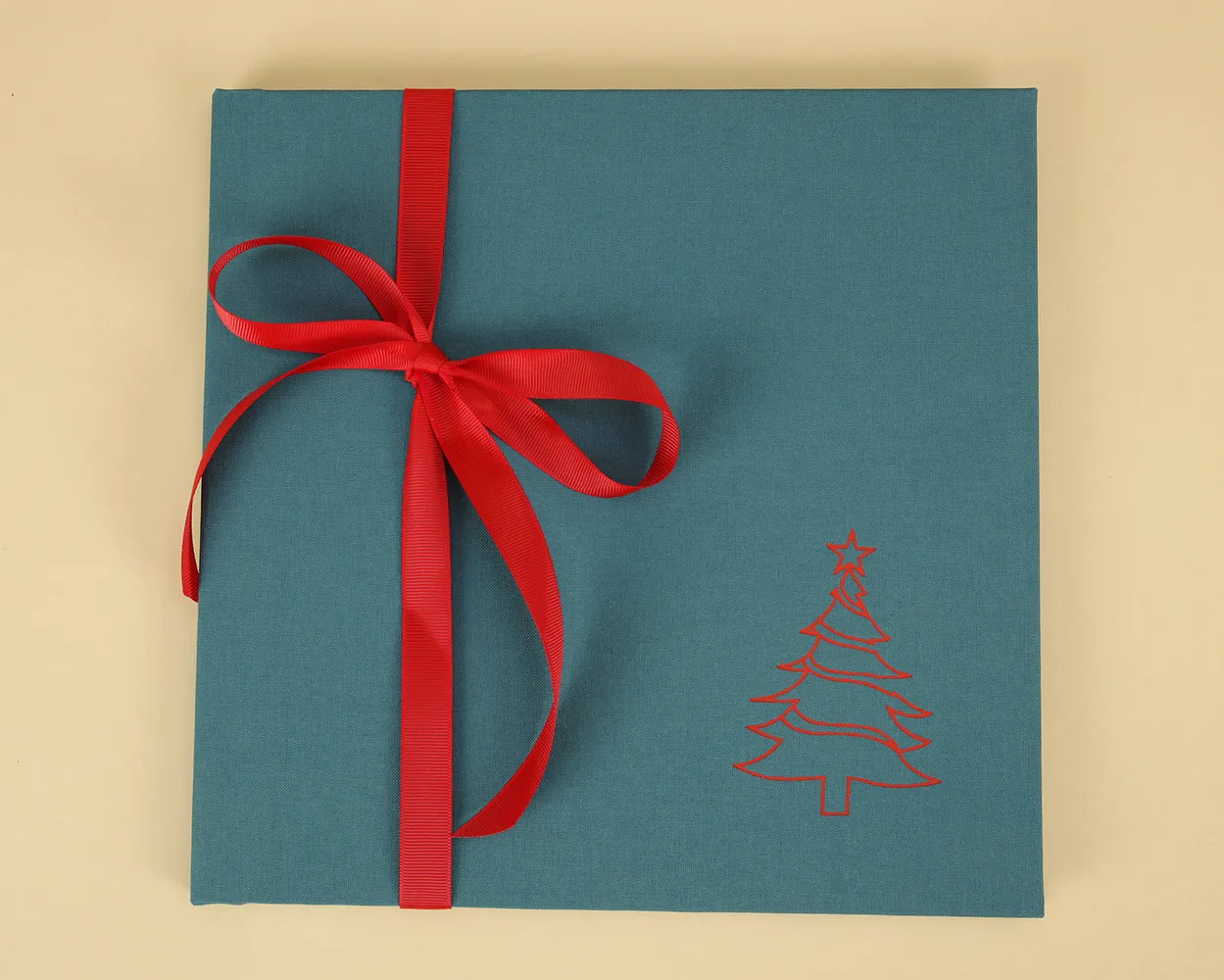 Eco Christmas Book con stamping