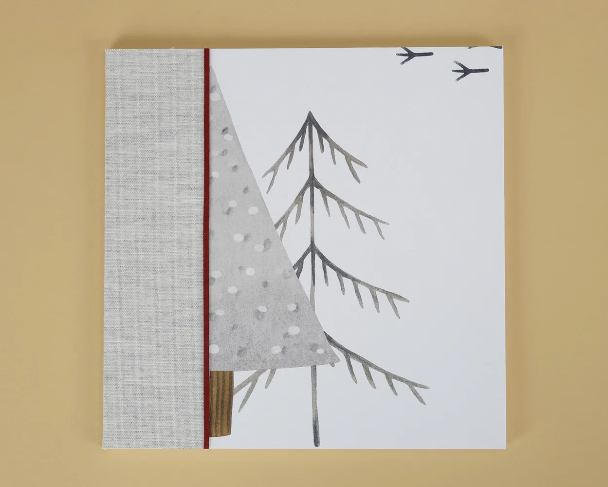 Christmas Acordeón Foto Árbol