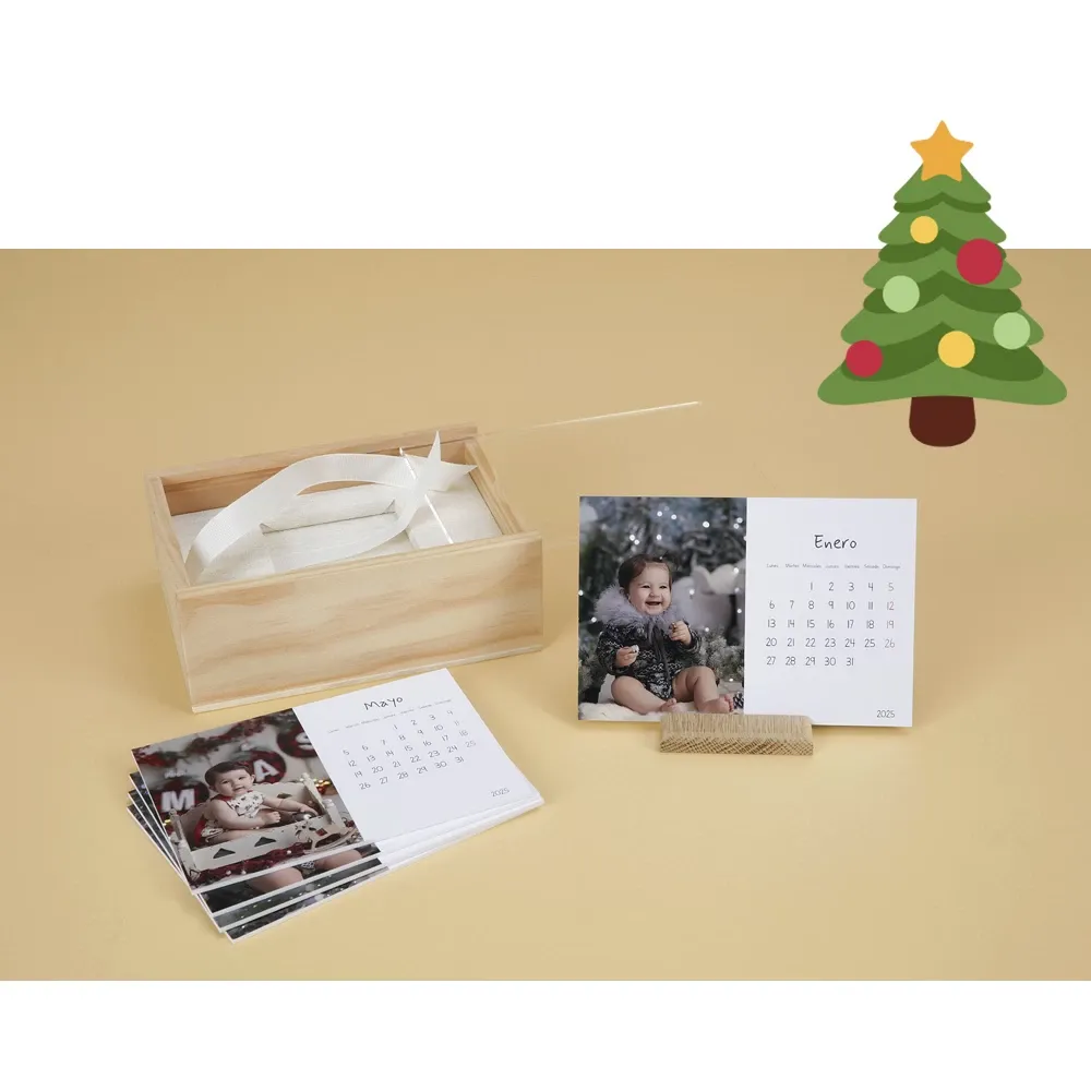 Christmas Calendar Wooden Box
