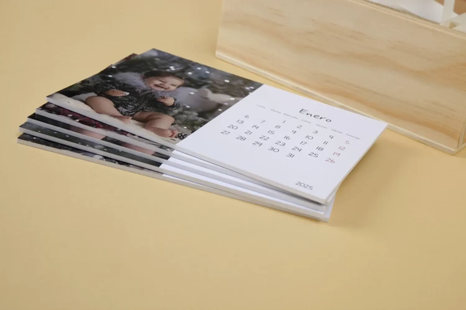 Christmas Calendar Wooden Box