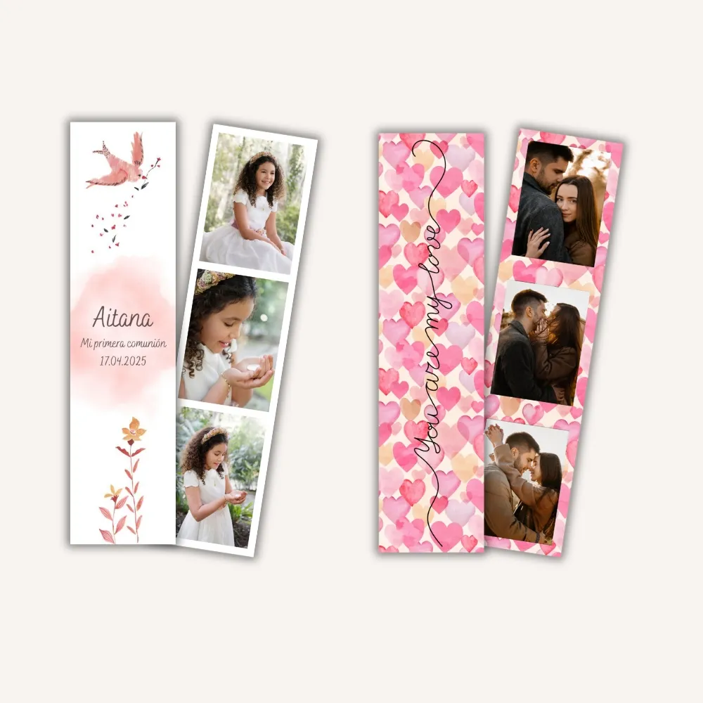 Marcapáginas doble cara