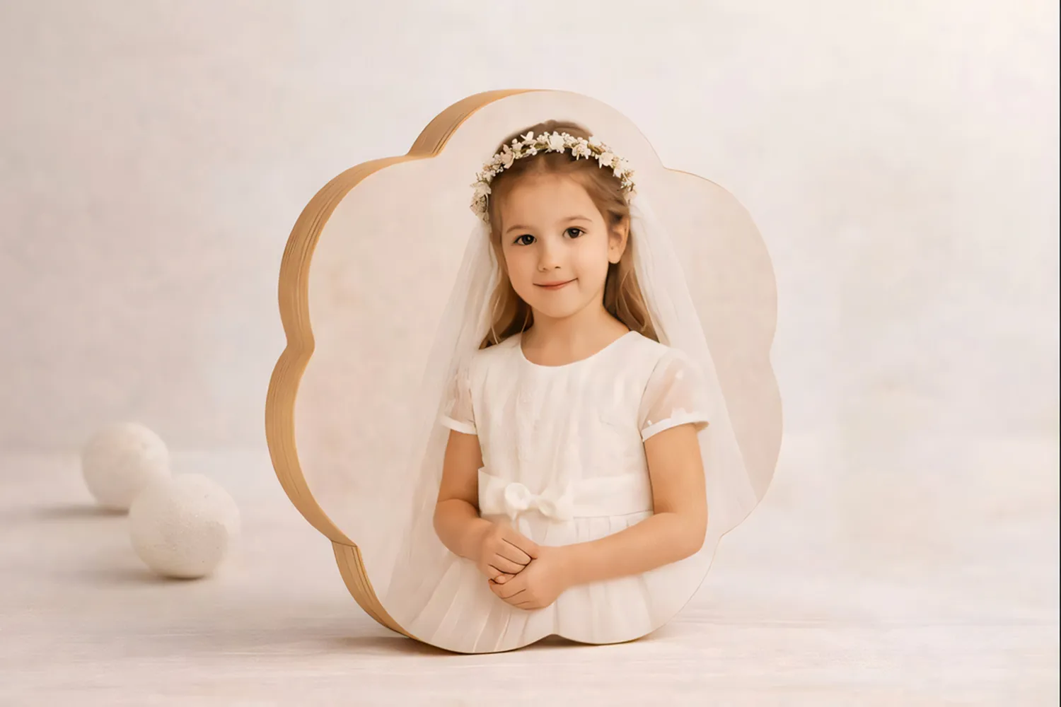 Portafotos Taco de Madera con Formas