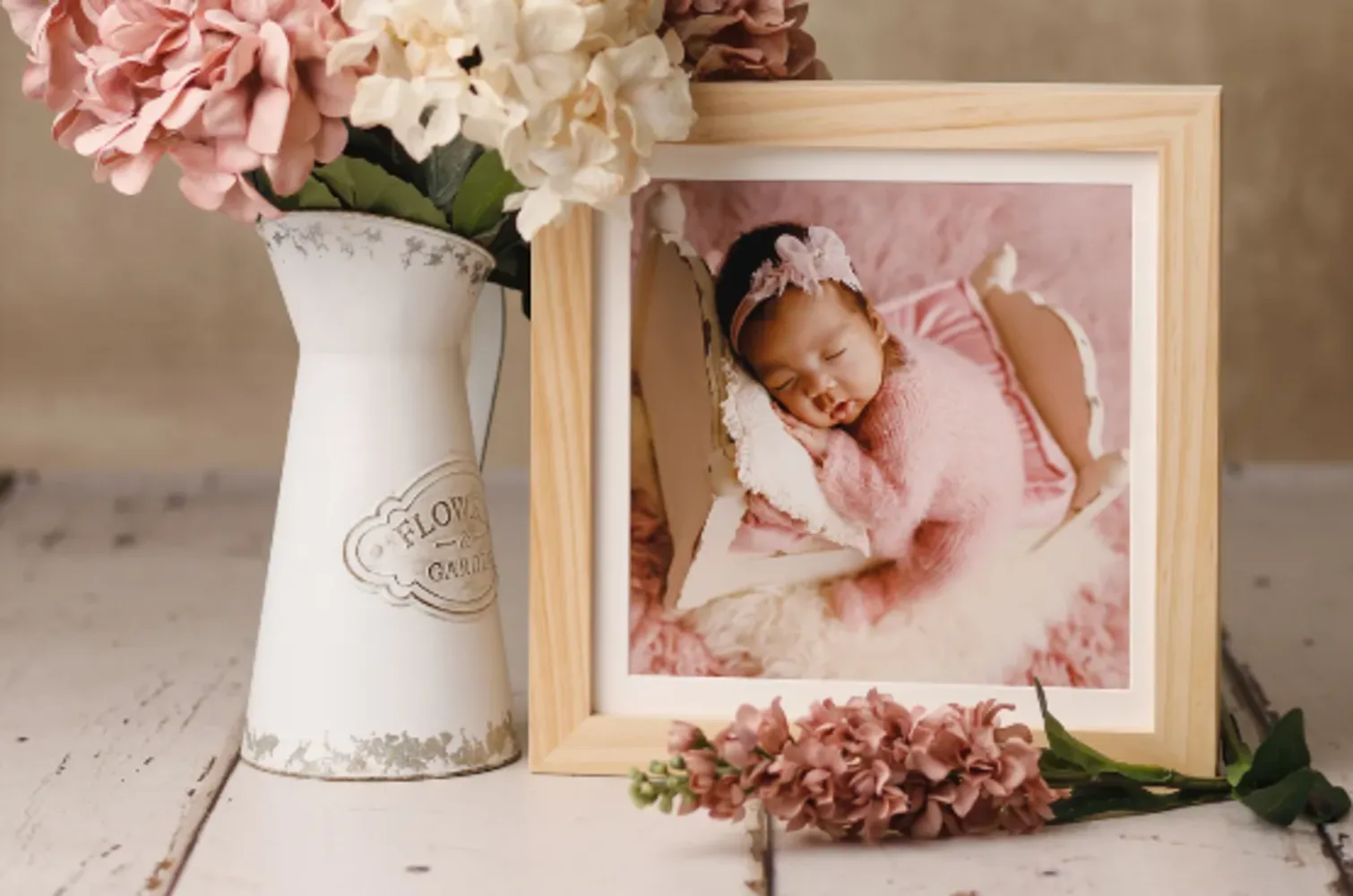 Caja madera marco<br>Passe Partout<br>Sin foto