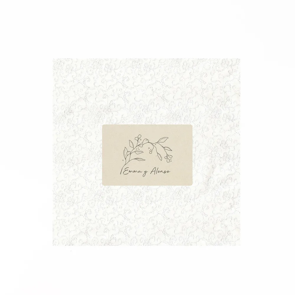 Pack Wendy Boda + Chapa Rectangular 