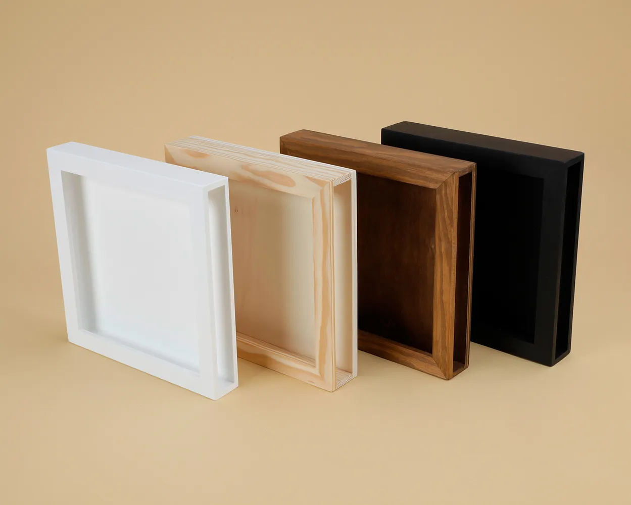 Caja madera marco<br>Passe Partout<br>Sin foto